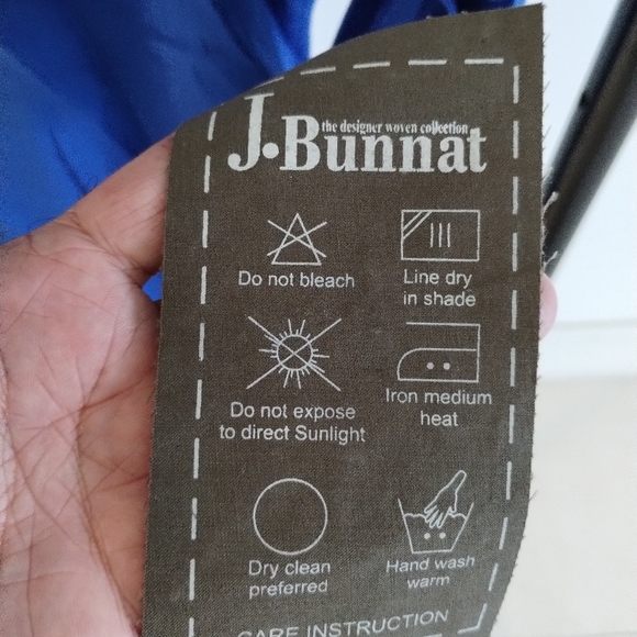 Junaid Jamshed J Mens XL Kameez Blue Pakistani Indian Qamees Shalwar Kurti NEW - Picture 6 of 11